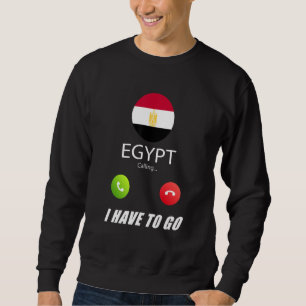Ägypten Flagge Souvenir Ägypten Ruft Sweatshirt