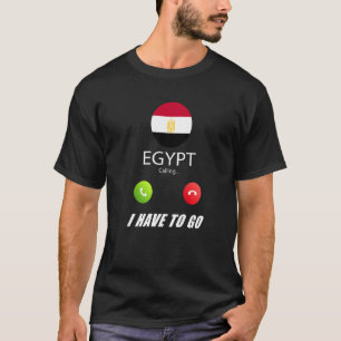 Ägypten-Flagge Souvenir Ägypten Ruft  T-Shirt