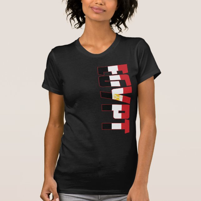 Ägypten-Flagge T-Shirt (Vorderseite)