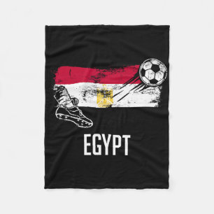 Ägypten Flagge Trikot Ägyptische Fußballmannschaft Fleecedecke