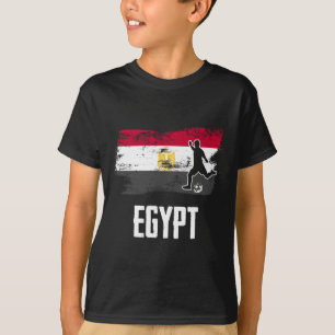 Ägypten Flagge Trikot Ägyptische Fußballmannschaft T-Shirt