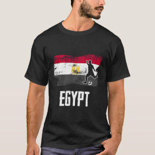 Ägypten-Flagge-Trikot Ägyptische Fußballmannschaft T-Shirt
