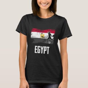 Ägypten-Flagge-Trikot Ägyptische Fußballmannschaft T-Shirt
