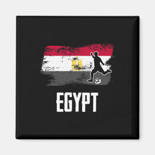 Ägypten-Flagge-Trikot ägyptisches Fußballteam ägyp Magnet