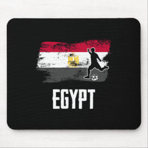 Ägypten-Flagge-Trikot ägyptisches Fußballteam ägyp Mousepad