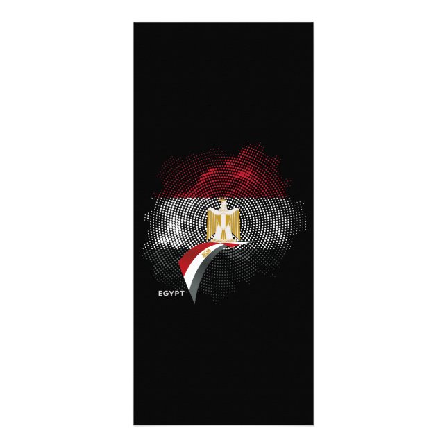 Ägypten-Flagge Werbekarte (Vorne)