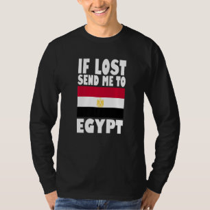 Ägypten-Flaggen-Design Wenn verloren, schicken Sie T-Shirt