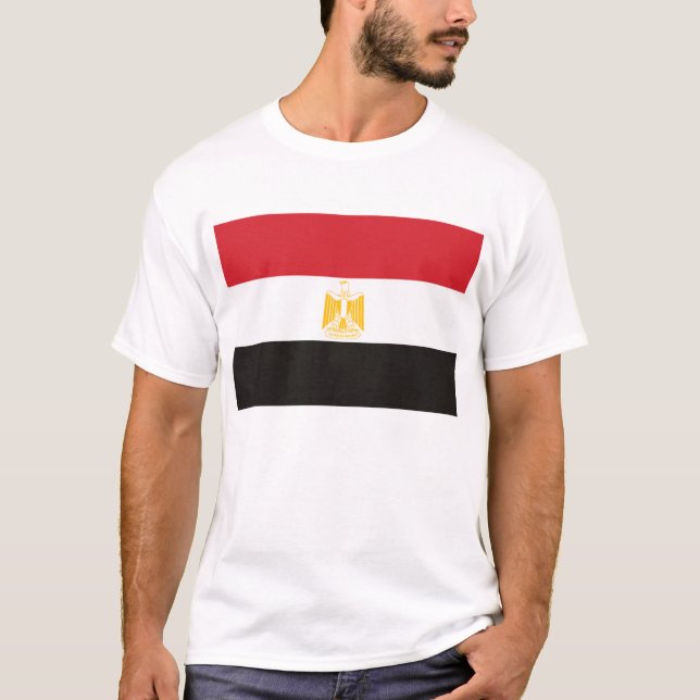 Ägypten Flaggen T - Shirt (Vorderseite)