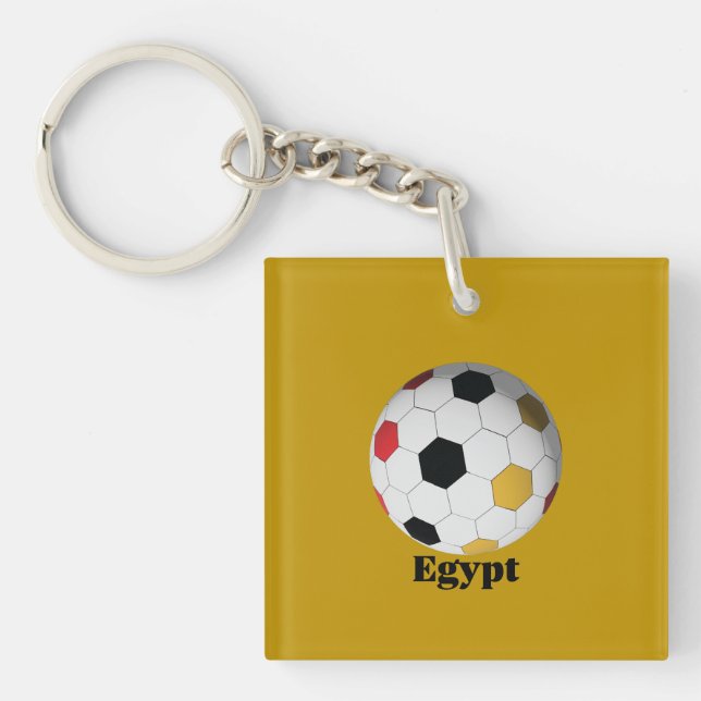 Ägypten Fußball  Schlüsselanhänger (Vorderseite)