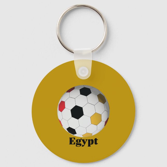 Ägypten Fußball  Schlüsselanhänger (Vorderseite)