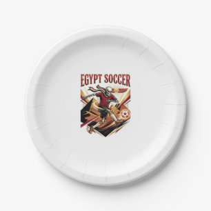 Ägypten Fußball Skelett Stürmer Nationen Premium S Pappteller