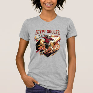 Ägypten Fußball Skelett Stürmer Nationen Premium S T-Shirt