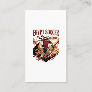 Ägypten Fußball Skelett Stürmer Nationen Premium S Visitenkarte