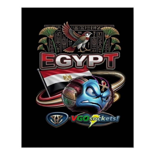 Ägypten-GBall Poster (Vorderseite)