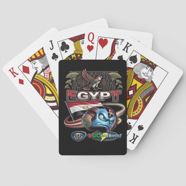 Ägypten-GBall Spielkarten (Rückseite)