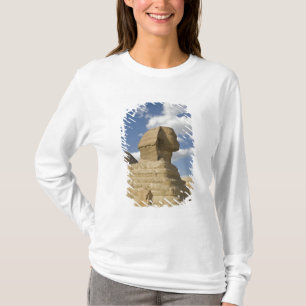 Ägypten, Giza. Die große Sphynx erhebt sich über d T-Shirt