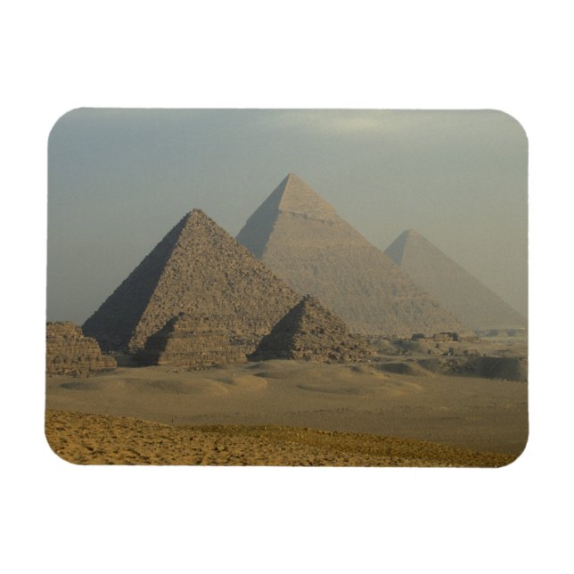 Ägypten, Giza, Giza-Pyramiden-Komplex, Giza-Platea Magnet (Horizontal)