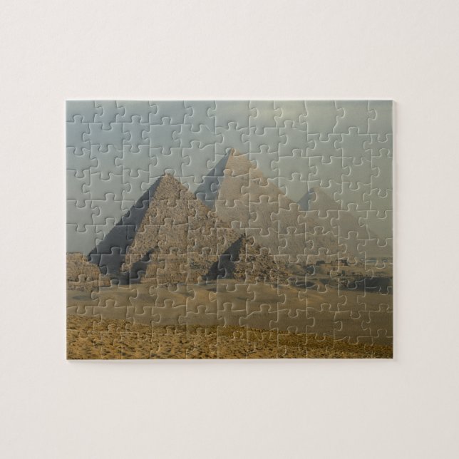 Ägypten, Giza, Gizeh-Pyramiden-Komplex, Giza-Plate Puzzle (Horizontal)