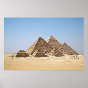 Ägypten-Gizah Pyramide-enormes Plakat