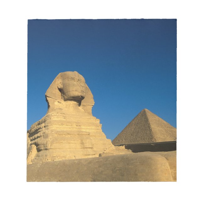Ägypten, Gizeh, Sphinx, Altes Königreich, Unesco Notizblock (Vorderseite)