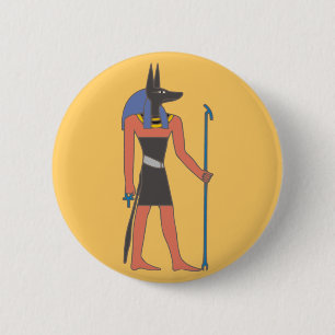 Ägypten Gottheit Anubis egypt deity Button