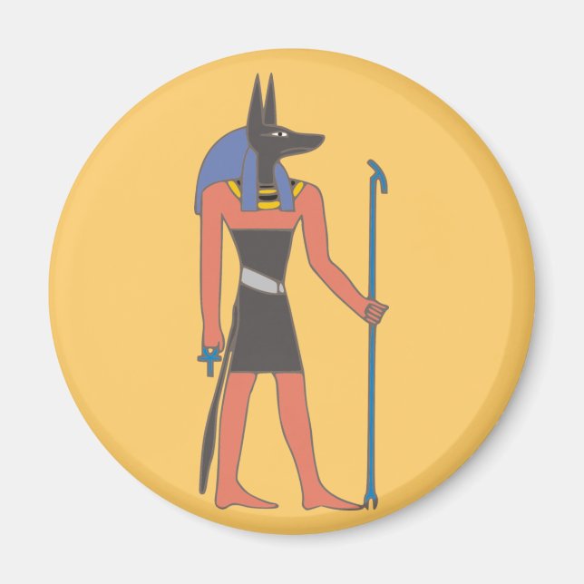 Ägypten Gottheit Anubis egypt deity Magnet (Vorne)