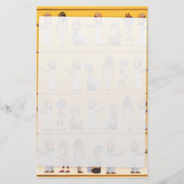 Ägypten Hieroglyphen Briefpapier (Vorderseite)