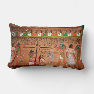 Ägypten Hieroglyphen Lumbar Pillow Lendenkissen