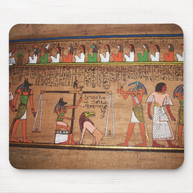Ägypten-Hieroglyphen-Maus-Pad Mousepad (Vorne)