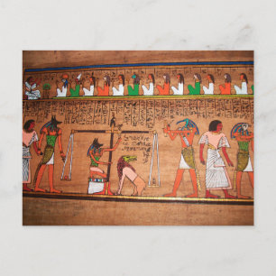 Ägypten-Hieroglyphen Postcard Postkarte