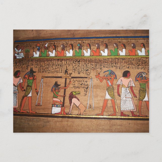 Ägypten-Hieroglyphen Postcard Postkarte (Vorderseite)