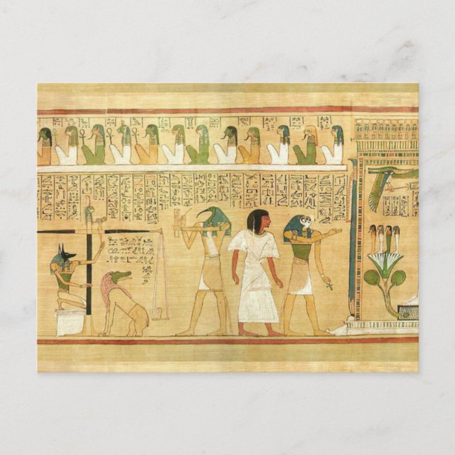 Ägypten-Hieroglyphen Postcard Postkarte (Vorderseite)