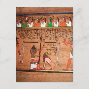 Ägypten-Hieroglyphen Postcard Postkarte