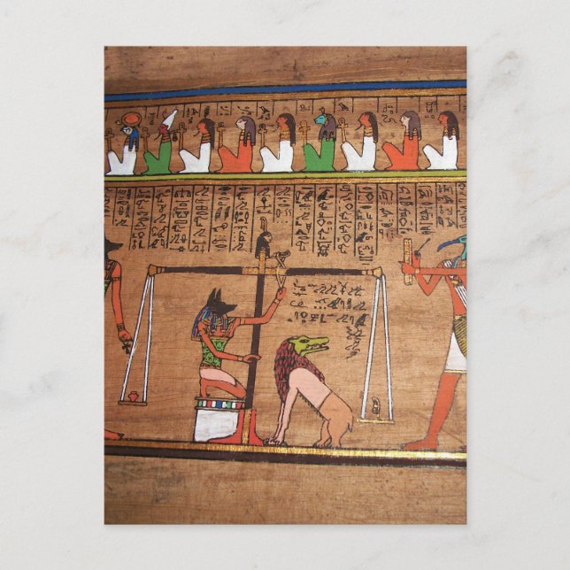 Ägypten-Hieroglyphen Postcard Postkarte (Vorderseite)