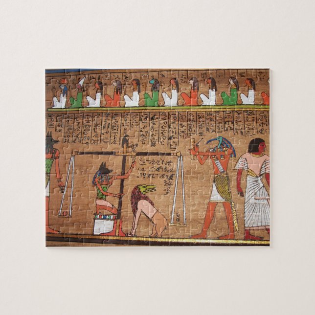 Ägypten-Hieroglyphen-Puzzle Puzzle (Horizontal)
