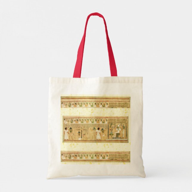 Ägypten-Hieroglyphen Tote Bag Tragetasche (Rückseite)