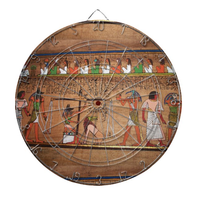 Ägypten-Hieroglyphs-Dart-Board Dartscheibe (vorne)