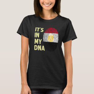 Ägypten in meinem DNA-ägyptischen Flaggenteam Ägyp T-Shirt