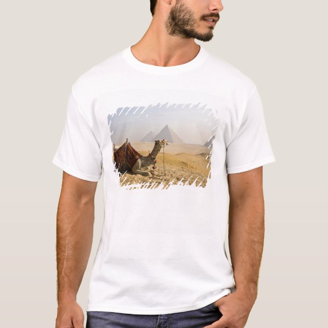 Ägypten, Kairo. Ein einsames Kamel T-Shirt (Vorderseite)