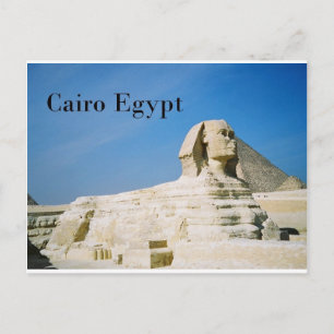 Ägypten Kairo Giza Sphinx-2 (St.K. Postkarte