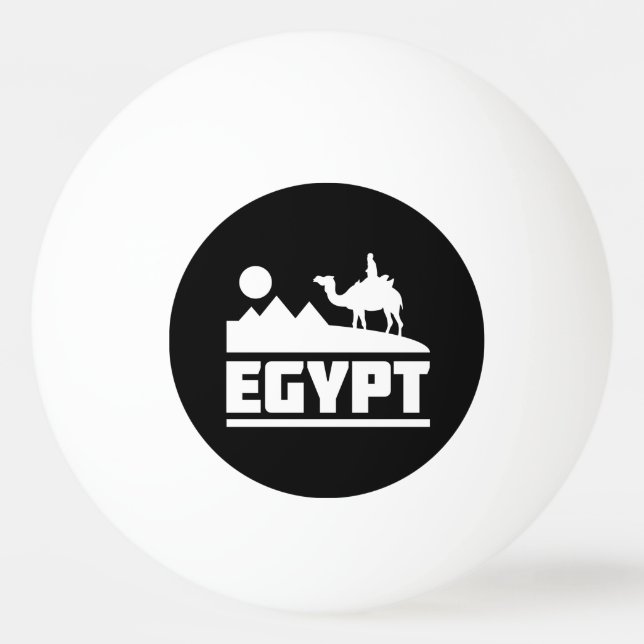 Ägypten-Kamel-Silhouette Tischtennisball (Vorderseite)