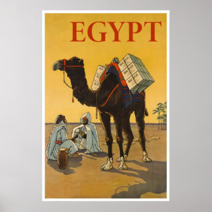 Ägypten Kunst Reiseplakat Wand Naturdruck Poster