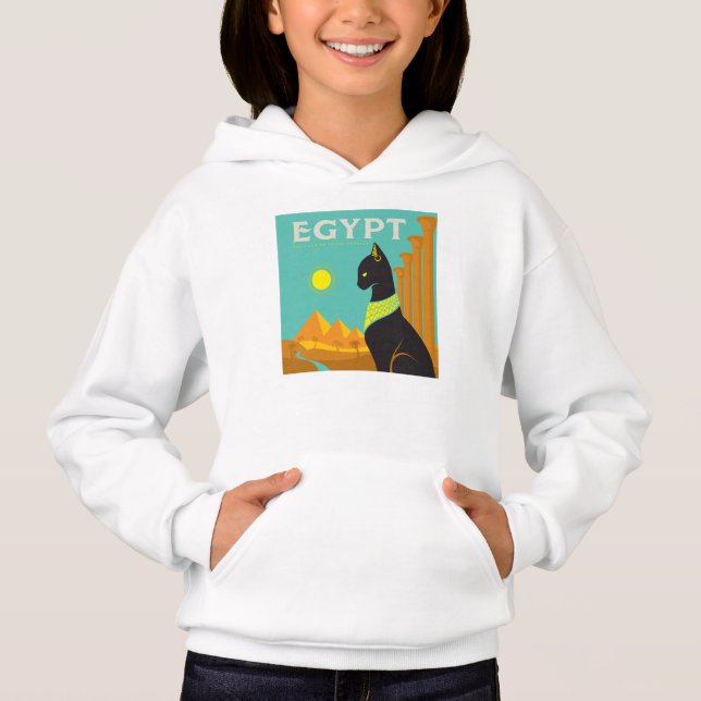 Ägypten | Land der Felinischen Royalität Hoodie (Vorderseite)