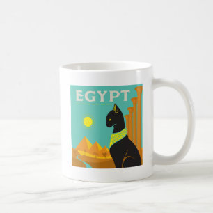 Ägypten Land der Felinischen Royalität Kaffeetasse