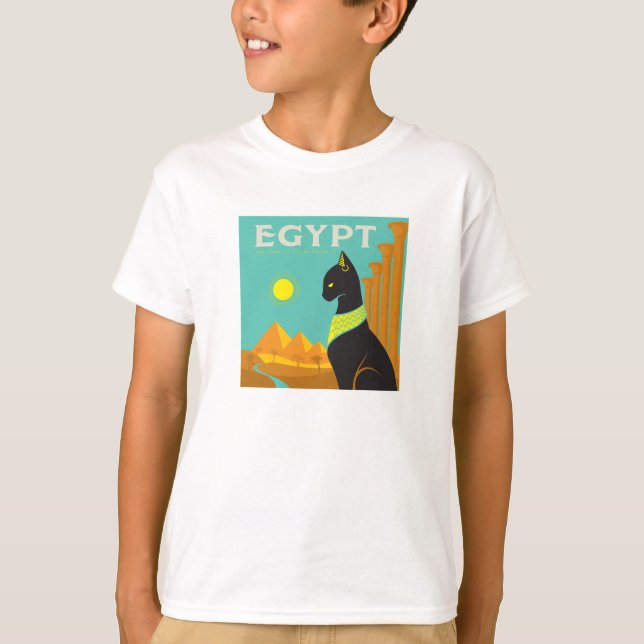 Ägypten | Land der Felinischen Royalität T-Shirt (Vorderseite)