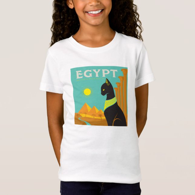 Ägypten | Land der Felinischen Royalität T-Shirt (Vorderseite)