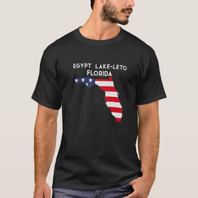 Ägypten Leto Florida USA Staat Amerika Reisen T-Shirt (Vorderseite)