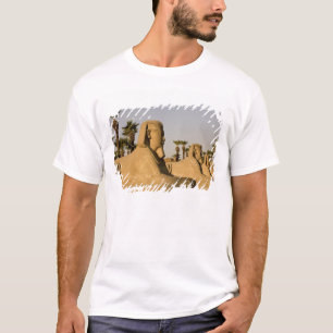 Ägypten, Luxor. Die Sphingenallee führt zu T-Shirt