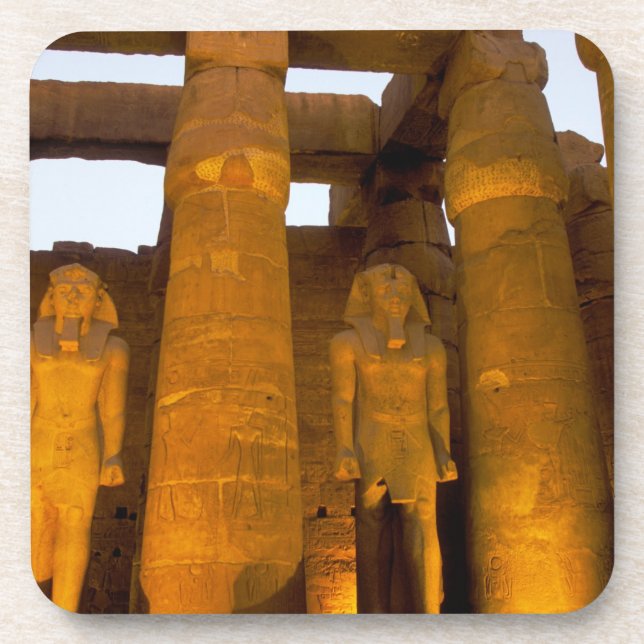 Ägypten, Luxor. Karnack-Tempel Untersetzer (Vorderseite)