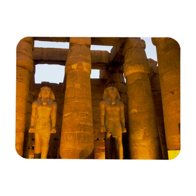 Ägypten, Luxor. Karnack Temple. Magnet (Horizontal)